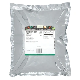 Frontier Co-op, Органические просеянные и срезанные листья и цветы боярышника, 453 г (16 унций)