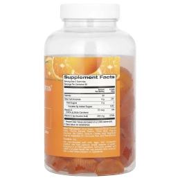 Витамин С California Gold Nutrition, натуральный апельсиновый вкус, вегетарианский, 90 жевательных капсул