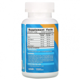 Vplab, Strong Omega, 60 мягких таблеток