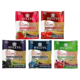 Hyleys Tea, Slim Tea, чайное ассорти, 42 чайных пакетика в фольгированных конвертах, 63 г (2,22 унции)