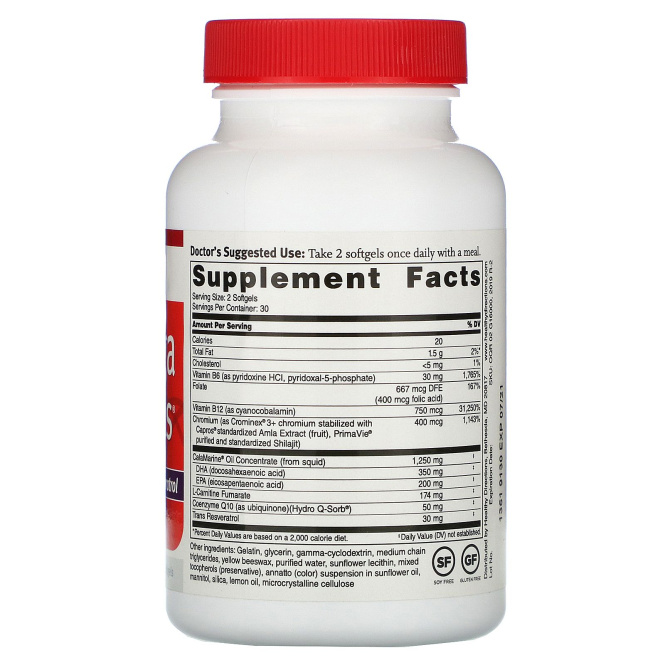 Dr. Sinatra, Omega Q Plus, Resveratrol, 60 Softgels