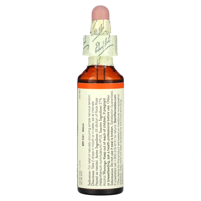 Bach, Original Flower Remedies, каменная роза, 20 мл (0,7 жидк. унц.)