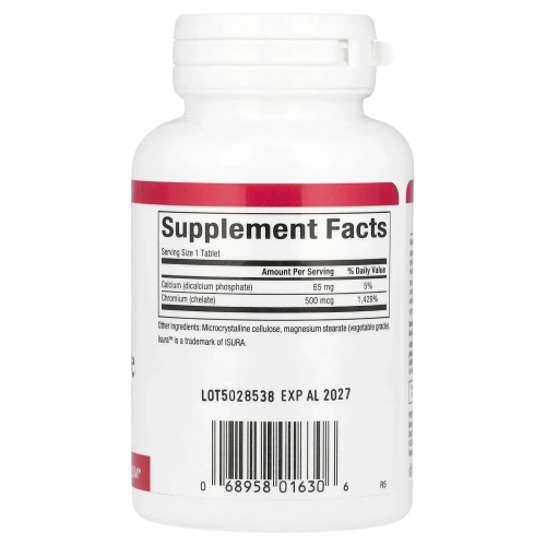 Natural Factors, Chromium GTF Chelate, 500 мкг, 90 таблеток