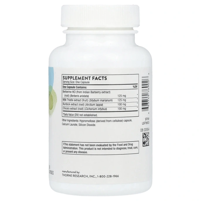 Комплекс для очищения печени, Liver Cleanse, Thorne Research, 60 капсул