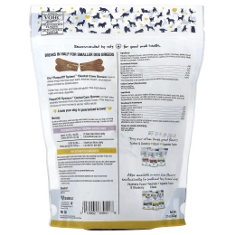 ProDen, PlaqueOff System™, Dental Care Bones, для средних и крупных собак, со вкусом курицы и тыквы, 13 костей, 482 г (17 унций)