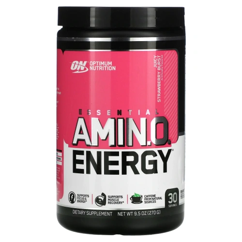 Optimum Nutrition, Essential Amino Energy, Juicy Strawberry Burst, 9.5 oz (270 g)