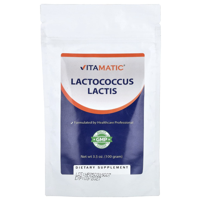 Vitamatic, лактококк (Lactococcus lactis), 100 г (3,5 унции)