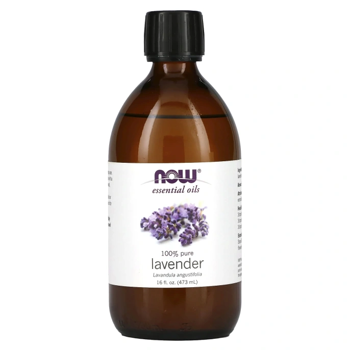 Now Foods, 100% чистое эфирное масло лаванды, 473 мл