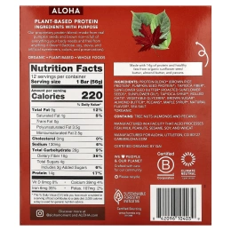 Aloha, Organic Protein Bars, Maple Sea Salt, 12 Bars, 1.98 oz (56 g) Each