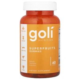Goli Nutrition, Суперфруктовые жевательные мармеладки, фруктовое ассорти, 60 шт.