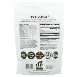Dr. Murray's, VeCollal®, веганский коллаген типа 1, клубничный крем, 454 г (16 унций)