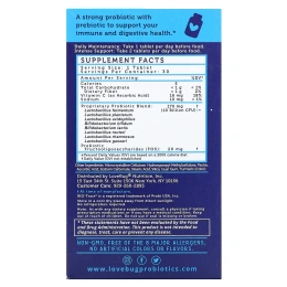 LoveBug Probiotics, Here's The Skinny, пробиотик, 10 млрд КОЕ, 30 капсул