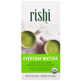 Rishi Tea, Органический порошковый чай маття для ежедневного использования, 1,76 унций (50 г)