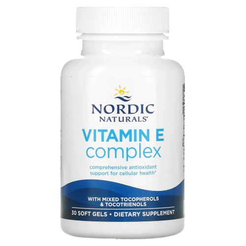 Nordic Naturals, Комплекс витаминов E, 30 мягких таблеток