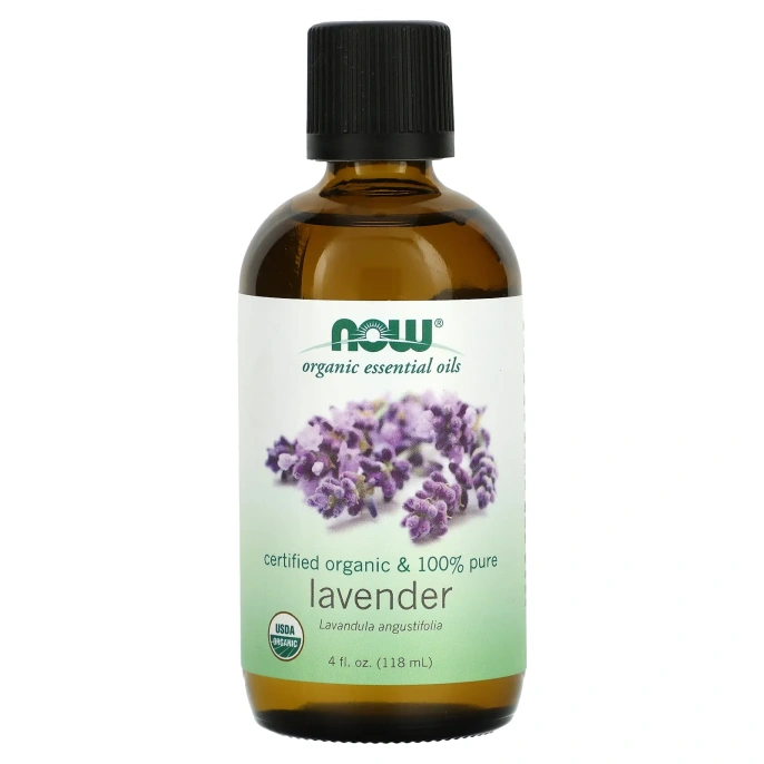 Now Foods Сертифицированное органическое лавандовое масло 4 жидких унции