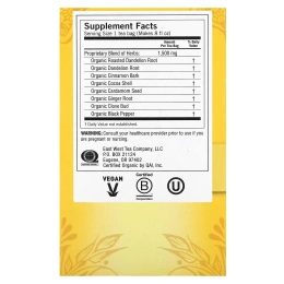 Yogi Tea, Detox, вкус жареного одуванчика и специй, без кофеина, 16 чайных пакетиков, 24 г (0,85 унции)