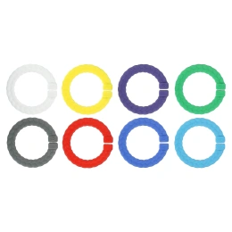 itzy ritzy, Ritzy Ring, Brights, для детей от 0 месяцев, разные цвета, 8 колец