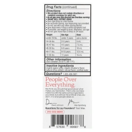 Genexa, Kid's Pain & Fever, для детей от 2 лет, органическая голубика, 118 мл (4 жидк. унц.)