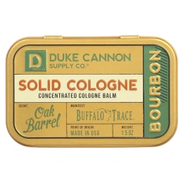 Duke Cannon Supply Co., твёрдый одеколон, бурбон, дубовая бочка, 40 г (1,5 унции)