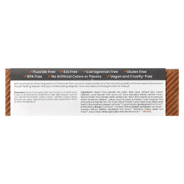 Himalaya, Отбеливающая зубная паста против зубного налета, древесный уголь и масло черного тмина, мята, 113 г (4,0 унции)