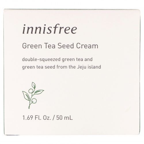 Innisfree, Крем с экстрактом семян зеленого чая, 50 мл