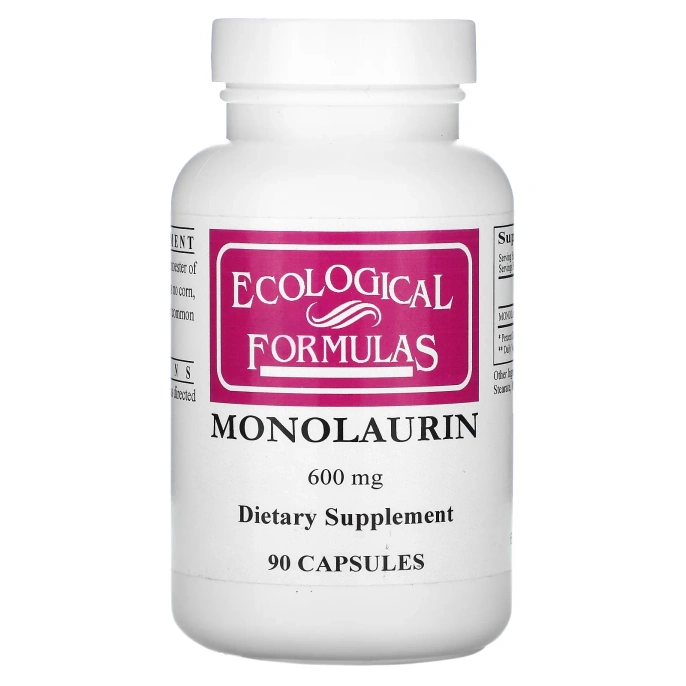 Ecological Formulas Монолаурин 600 мг, 90 капсул