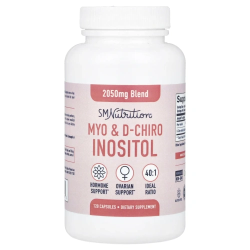 SMNutrition, MYO и D-хироинозитол, 120 капсул