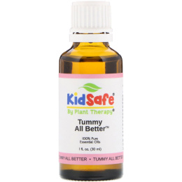 Plant Therapy, KidSafe, 100% Pure Essential Oil, Tummy All Better, 1 fl oz (30 ml)
