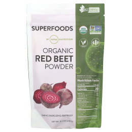 MRM, Органический порошок из красной свеклы Organic Red Beet Powder, 240 г