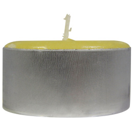 Aloha Bay, Свечи из пальмового воска, чайные свечи, без запаха, кремовые, 12 штук в упаковке