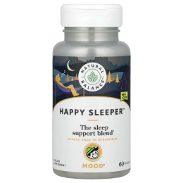 Natural Balance, Happy Sleeper, 8 Hr, 60 растительных капсул