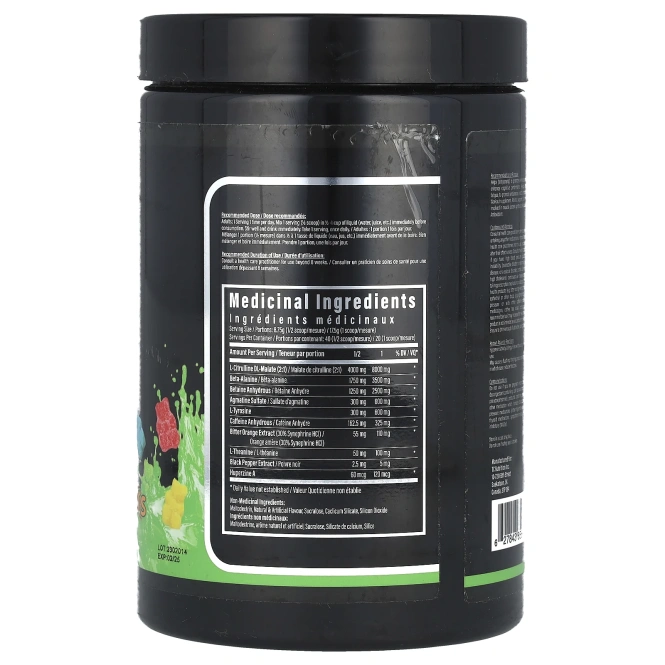 TC Nutrition, Batch 27, клинически дозированная предтренировочная добавка, кислые жевательные мишки, 350 г (12,35 унции)