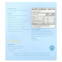 Ageless Foundation Laboratories, Детский жидкий кальций, 15 пакетиков по 25 мл (0,85 жидк. Унции)