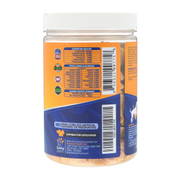 Zesty Paws, Лакомство с лососем для собак и кошек, Выловлено в диких условиях, Заморожено и высушено сублимацией, Для всех возрастов, 4,5 унц.(127,5 г)