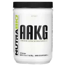 NutraBio, AAKG`` 500 г (1,1 фунта)