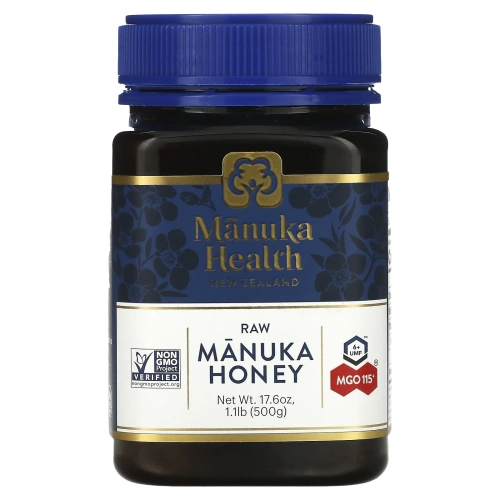 Manuka Health, Мед манука, метилглиоксал 100+, 1,1 фунта (500 г)