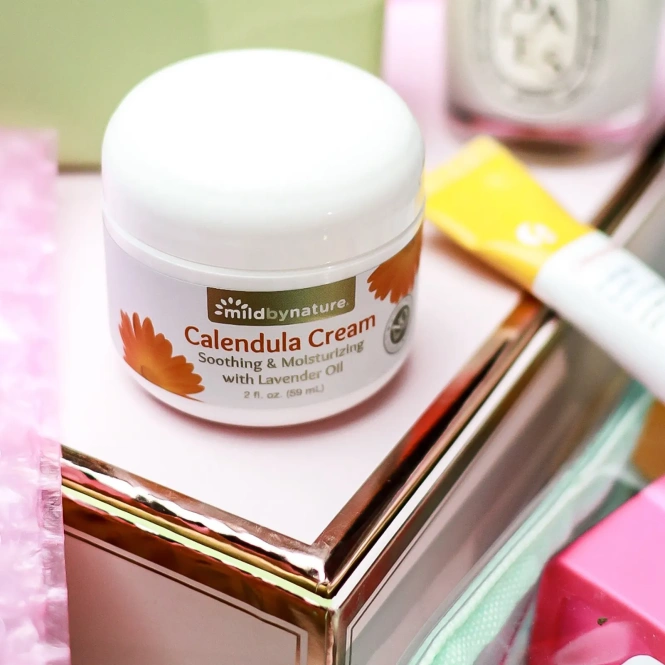 Mild By Nature, Крем с календулой, 2 жидких унции (59 мл)