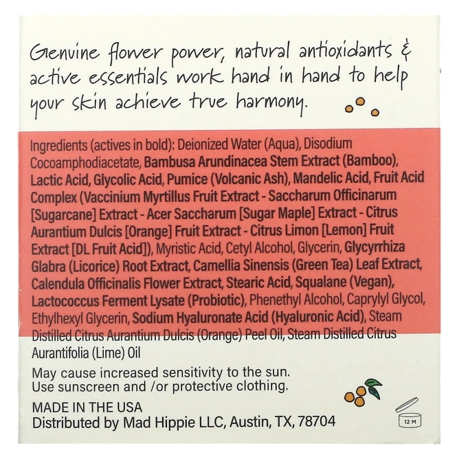 Mad Hippie, микродермабразия лица, 60 г (2,1 унции)