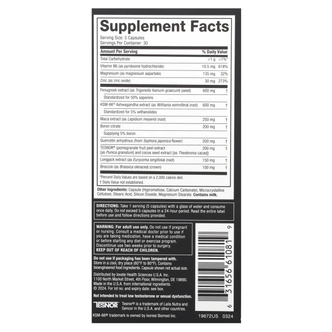 MuscleTech, AlphaTest™ Extreme, 150 Capsules