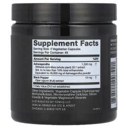 Toniiq, Ашваганда`` 90 капсул