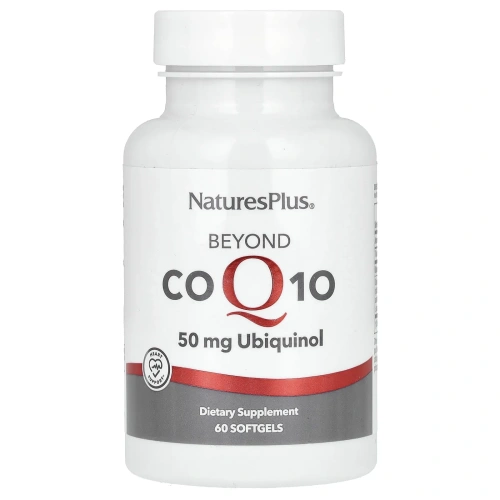 NaturesPlus, Beyond CoQ10, 50 мг, 60 мягких таблеток
