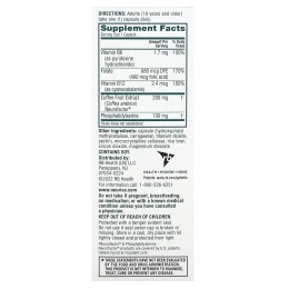 Schiff, Neuriva, здоровье мозга, с витаминами B6, B12 и фолиевой кислотой, 30 капсул
