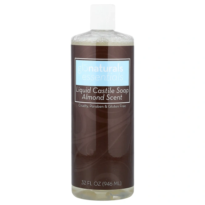 Vitacost, Liquid Castile Soap, Almond Scent, 32 fl oz (946 ml)