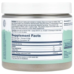 Solaray, Порошок из клетчатки шелухи подорожника, 175 г (6,17 унции)