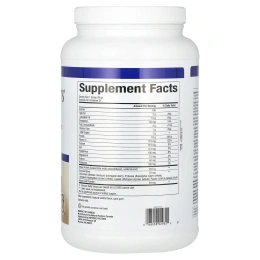 Natural Factors, Whey Factors, сывороточный белок от коров, вскормленных травой, со вкусом натуральной французской ванили, 2 фунта (907 г)