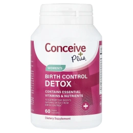 Conceive Plus, детокс-контроле для женщин, 60 веганских капсул