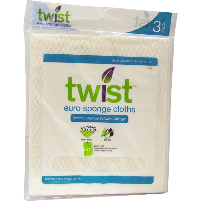 Twist, Евро салфетки-губки, 3 салфетки