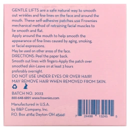 Frownies, Мягкий лифт-эффект, средство от морщин для линии губ, 60 самоклеющихся наклеек