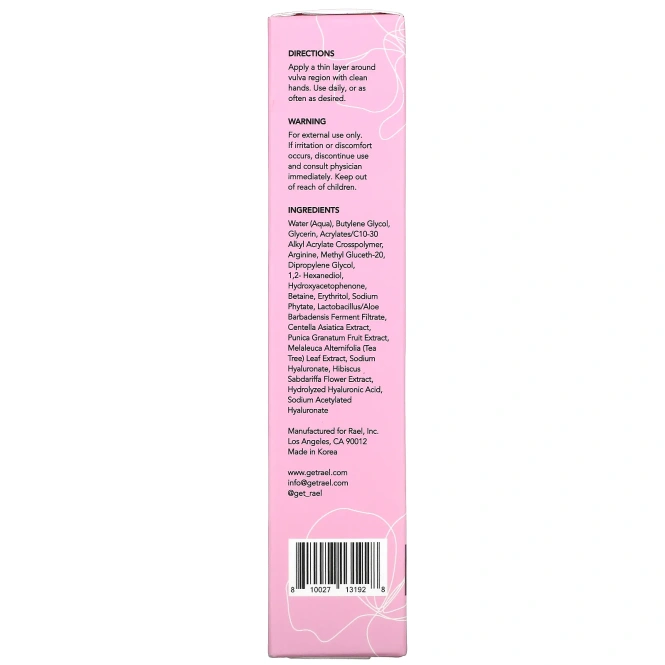 Rael, Успокаивающий гель для вульвы, 50 мл (1,7 жидк. Унции)