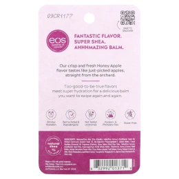 EOS, Шарик-бальзам для мягких губ, яблоко с медом, 0.25 унц. (7 г)
